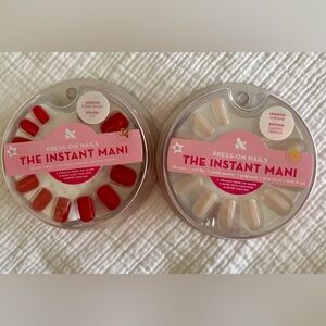 Olive & June Instant Mani Press-On Nails - Red & French